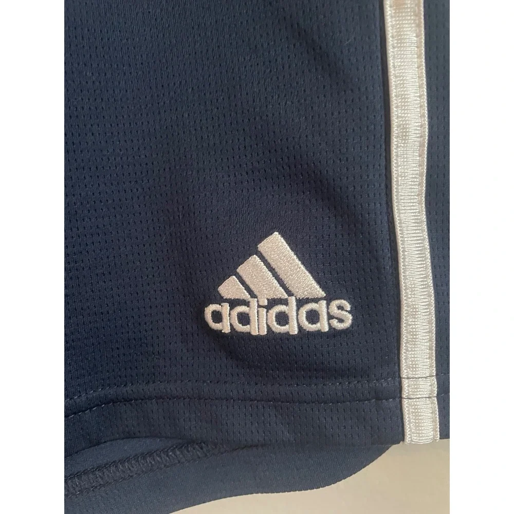 Adidas 3-Stripe Classic Athletic Soccer Shorts, Navy/White, Boy's XL (14-16)